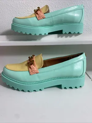 NWOB Circus NY Sam Edelman Deana Loafers Mint Pineapple Yellow Multi Size 7.5 thumbnail 5