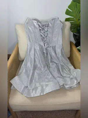 Cindy Collection Glitter Corset Dress Size XS thumbnail 3