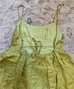 Sky to Moon Green Mini Dress thumbnail 5