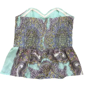 Baby Phat Paisley Bustier Top M Y2K Corset Boho‎ Coquette Fairycore Festival thumbnail 3