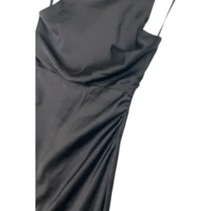 New Hello Molly Dress Womens Medium Black Maxi Evening Formal Elegant Prom Sexy thumbnail 5