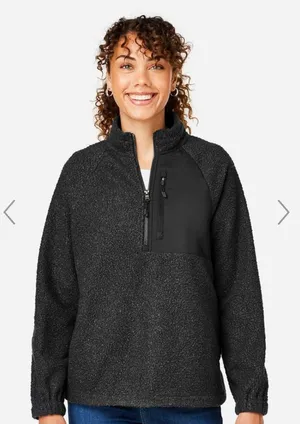 North EndWomen's Aura Sweater Fleece Quarter-Zip Pullover XS thumbnail 1