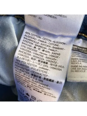Levis Mid Rise Skinny Jeans‎ Womens 14M Medium Wash Blue Denim W32 L32 thumbnail 6