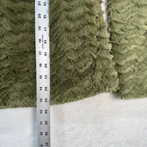 Patagonia Pelage Faux Fur Jacket‎ Cozy Warm Olive Green Coat Womens Size S thumbnail 3