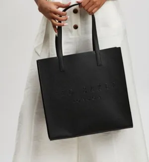 NWT Ted Baker London Soocon Tote Bag- Black thumbnail 1