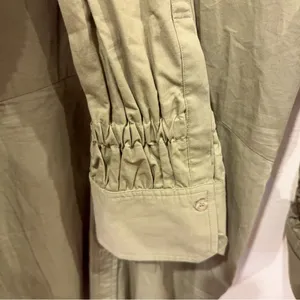 En Saison Hardin Button Down Shirt Dress in Sage Green Size Small NWT thumbnail 4