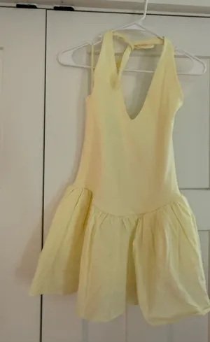ZARA Yellow Dress Mini thumbnail 1