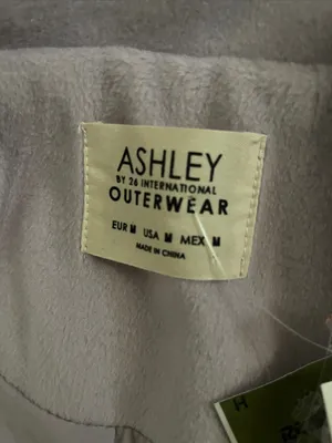 Ashley By 26 International Girls' Double-Breasted Light Lavender Peacoat thumbnail 3
