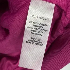 Jolie & Joy Popcorn Texture Cropped Bomber Jacket Magenta Pink Zip Up Medium thumbnail 8