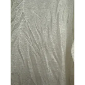 Adrienne Vittadini NWT Linen Top Women's XL White Long Sleeve Lightweight Resort thumbnail 6