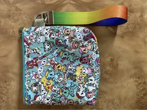 Tokidoki Character Collage Wristlet Pouch Unicorno Cactus Friends Moofia Kawaii thumbnail 3