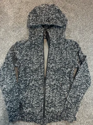 Lululemon Scuba Hoodie III Static Mist Black White Size 4 thumbnail 2