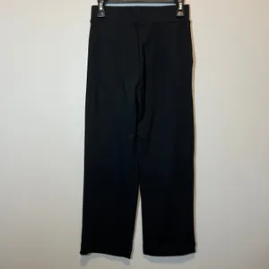 AYR The Supercool Black Wide Leg Crop Pants Pima Cotton Modal Small thumbnail 4