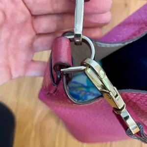 Kate Spade Raspberry Leather Shoulder Bag thumbnail 7