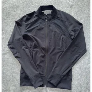 Athleta‎ Womens Jacket Black Full Zip Casual Stretchy Activewear Size Xsmall thumbnail 1