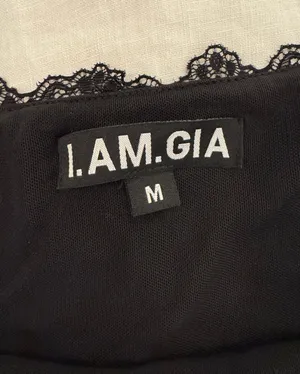 I am gia Black Mini Skirt thumbnail 2