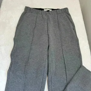 Everlane The Dream Pant XS Heather Grey Charcoal Tapered Tailored Stretch thumbnail 5