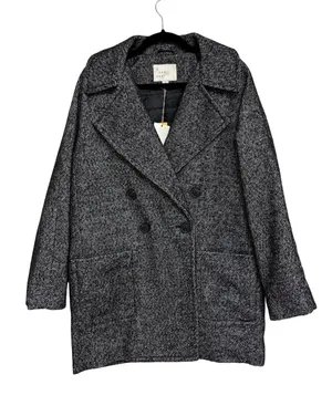 NEW Target A New Day Women’s Herringbone Oversized Peacoat - Size S thumbnail 1