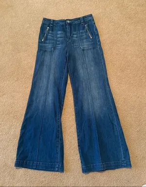 Anthropologie Pilcro Wide Leg Jeans thumbnail 1