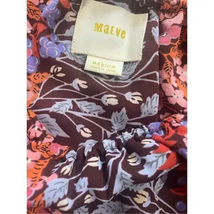 ‎Maeve Anthropologie Vallita Floral Blouse sz medium thumbnail 5