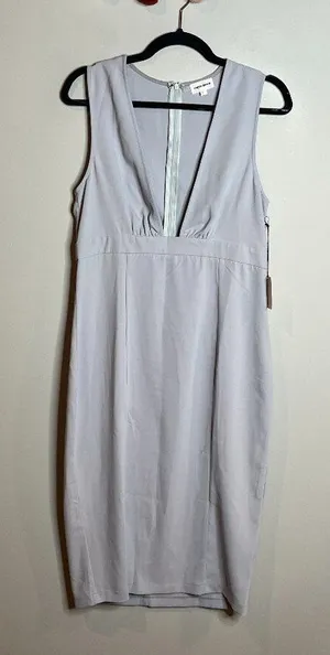NWT Superdown Aritzia Rayhana High Slit Dress in Lavender thumbnail 1