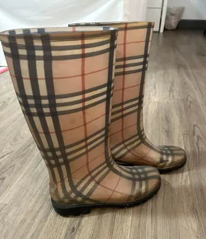 Burberry Rain Boots - Check Print thumbnail 2