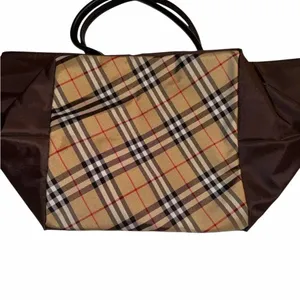 Authentic Burberry Nova Check Blue Label Tote Nylon Bag.(EUC) thumbnail 4