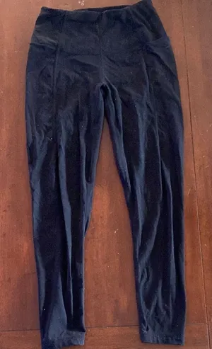 Black Velvet Leggings thumbnail 1