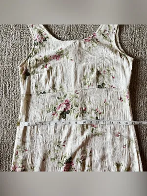 Dress Barn Vintage Sleeveless Cream Floral jacquard Midi Dress with Pink Roses thumbnail 8