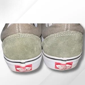 Vans Old Skool Olive Green Suede Canvas Shoes Mens 7 Womens 8.5 Skate thumbnail 4