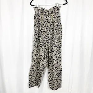Free People Movement Point Break Printed Paperbag Waist Balloon Pants: Tropical thumbnail 2