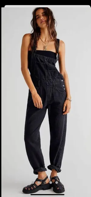 Free People Demon Jean Long Overalls thumbnail 1
