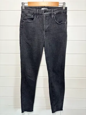 Good American Black Skinny High-Rise Jeans Size 6/28 thumbnail 2