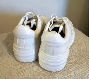 Steve Madden White Platform Sneakers thumbnail 3