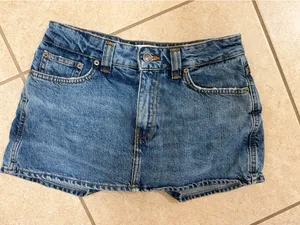 Zara denim skort  thumbnail 1