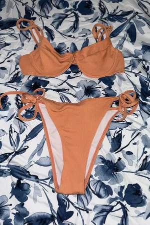 Missguided Orange Bikini thumbnail 1