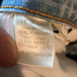 Rag and bone blue denim shorts thumbnail 7