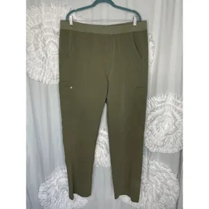 Figs Scrub Pants Men's 2XL Green Axim Cargo Elastic Waist Technical Medical thumbnail 2