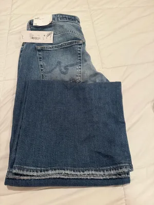 NWT AG Adria jeans size 28 low rise wide leg thumbnail 5