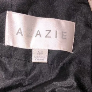 Azazie black formal maxi dress size 4 thumbnail 9
