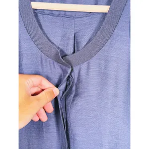 Reiss Keeley Sleeveless Belted Midi Dress Hemp Size 4 Blue Classic Quiet Luxury thumbnail 10