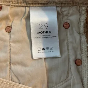 Mother Superior 29 The Scrapper Cuff Ankle Fray Jeans Devil May Care Wash FLAW thumbnail 4