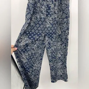 Timing size Large one piece blue and white wide‎ leg pants thumbnail 4