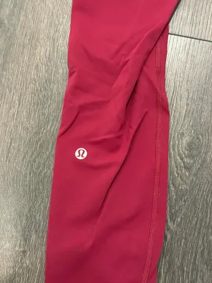Lululemon Wunder Train High Rise Tight Leggings size 4 pomegranate thumbnail 2