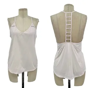 Lululemon Breezy Singlet Tank Top in Pale Pink Size‎ 6 thumbnail 2