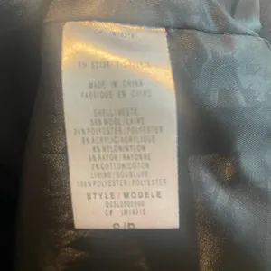 Guess Black Wool Peacoat Double Breasted Classic Preppy Size Small thumbnail 8