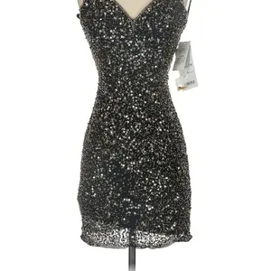 NWT Mac Duggal Sequin dress mini‎ size 0 thumbnail 7