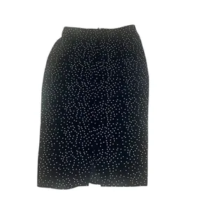Zara Women's Black Polka Dot Midi Skirt Size Standard S Casual thumbnail 2