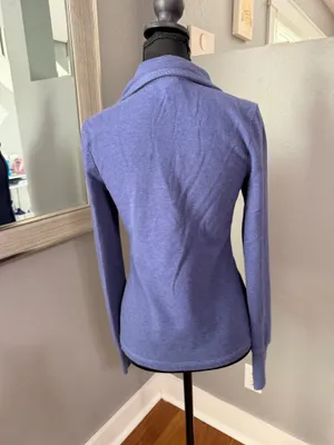 REI Outdoor Hiking button-front cardigan sweater purple size XXS. thumbnail 5