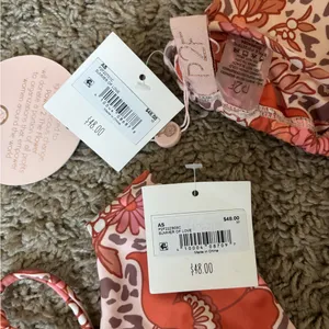 Altar'd State Pink Floral Bikini thumbnail 6